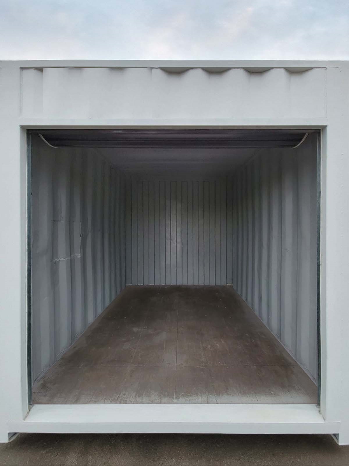 10’ “Cut Down” Used Container + Rollup - Tupcan Pty Ltd