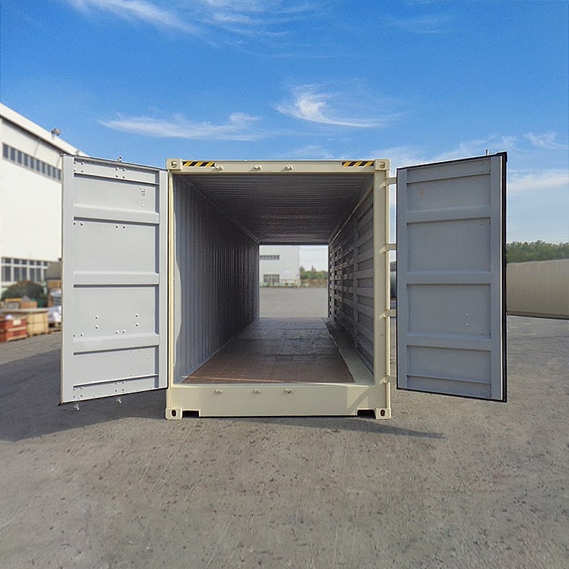 40’HC New (1-trip) “Openside” Shipping Container - Tupcan Pty Ltd