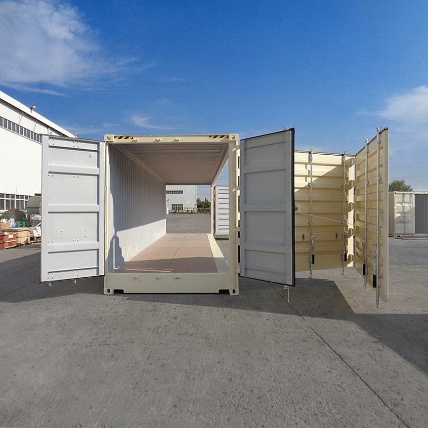 40’HC New (1-trip) “Openside” Shipping Container - Tupcan Pty Ltd