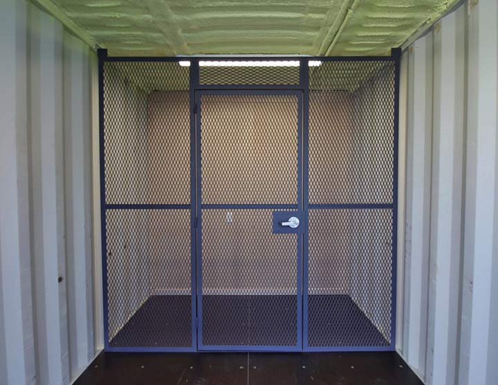 7′ Office Container + Storage Locker - Tupcan Pty Ltd