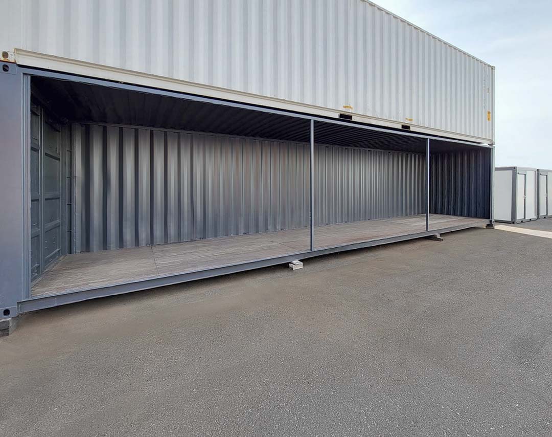 40’HC Used “Open Face” Shipping Container - Tupcan Pty Ltd