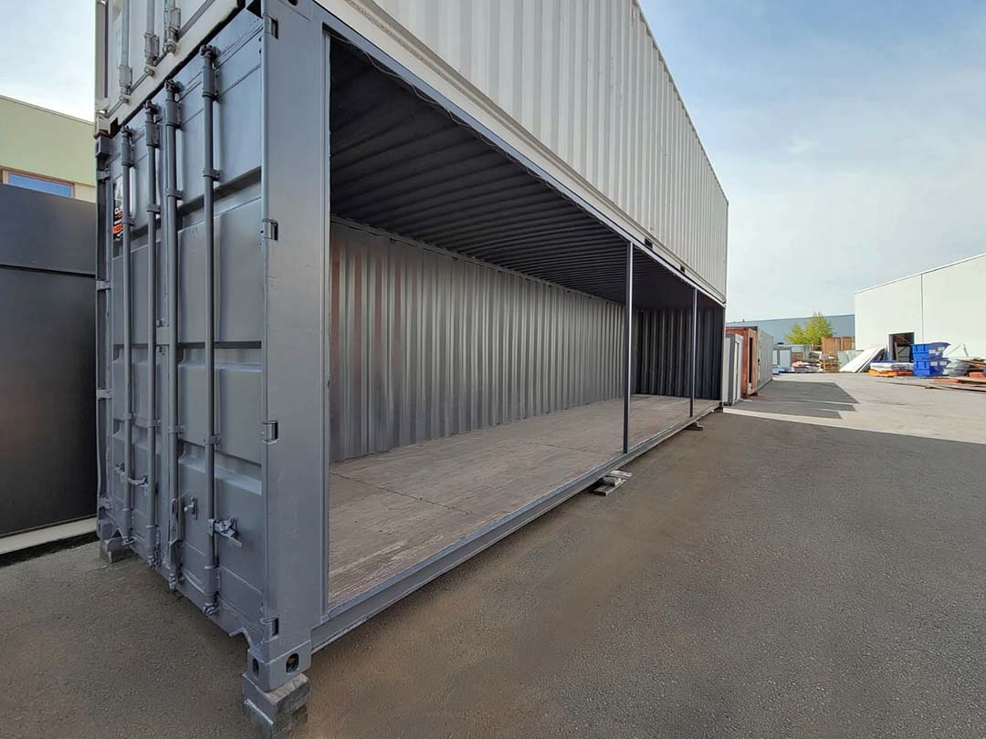 40’HC Used “Open Face” Shipping Container - Tupcan Pty Ltd