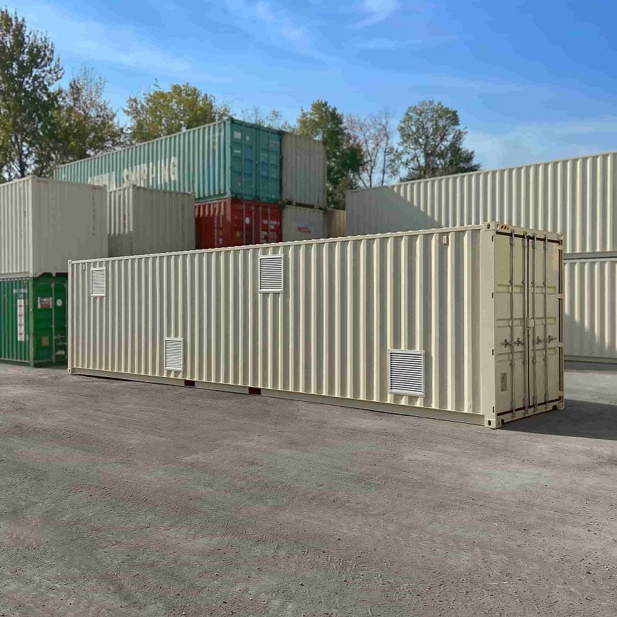 40’HC “CONTAINMENT CUBE” with 4 x Roll Up Doors - Tupcan Pty Ltd