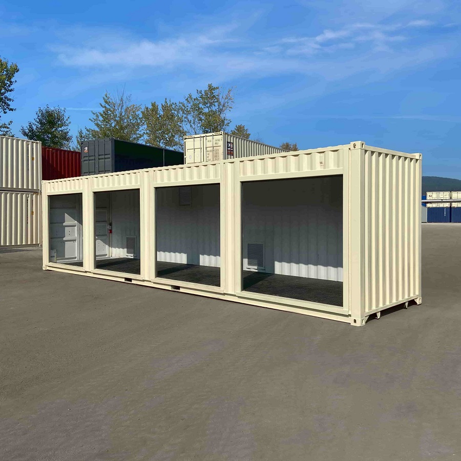 40’HC “CONTAINMENT CUBE” with 4 x Roll Up Doors - Tupcan Pty Ltd