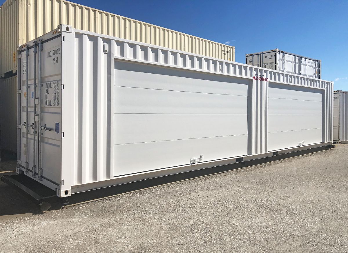 40’HC HAZCON Containment unit w/ Overhead doors - Tupcan Pty Ltd