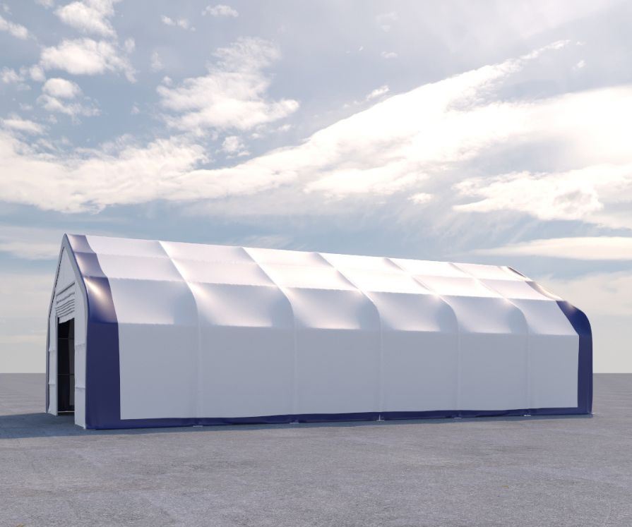 Dual Truss Storage Shelter (30′ x 60′ x 20′) - Tupcan Pty Ltd