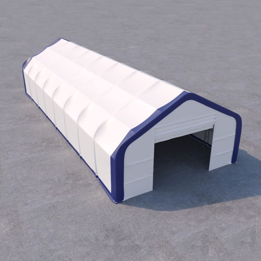Dual Truss Storage Shelter (30′ x 80′ x 20′) - Tupcan Pty Ltd