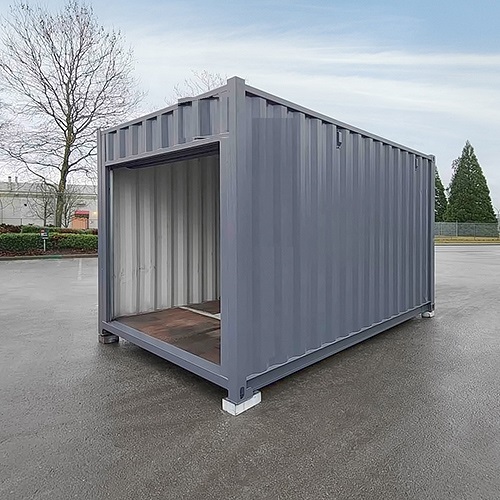 15′ “Cut Down” Used Container + Rollup - Tupcan Pty Ltd