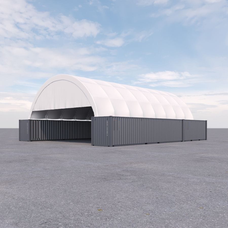40’ x 60’ Container Shelter - Tupcan Pty Ltd