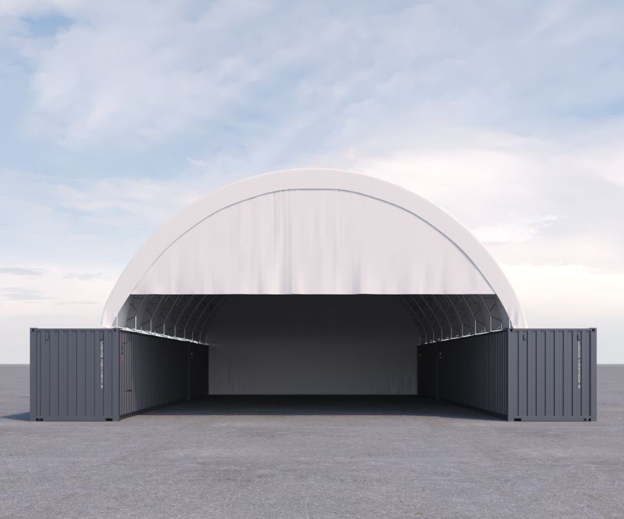 40’ x 60’ Container Shelter - Tupcan Pty Ltd
