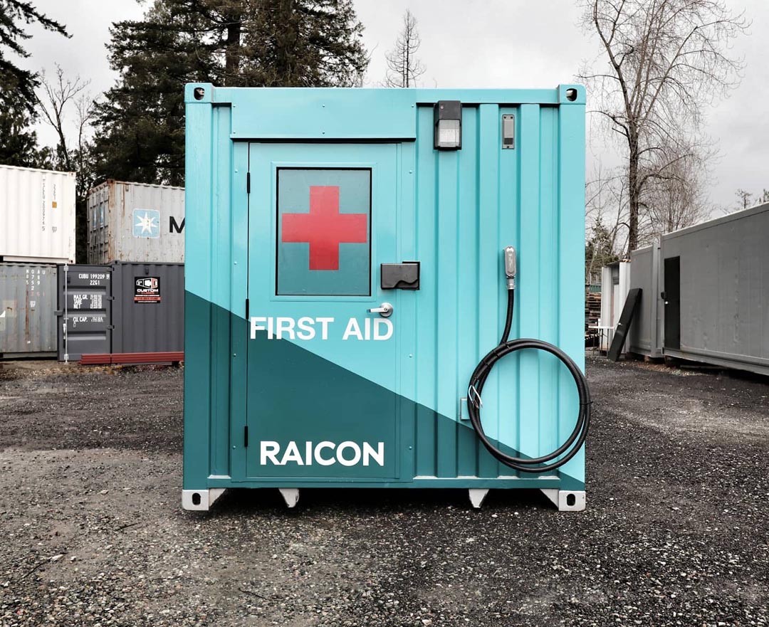 Custom branded 40′ Construction office - Tupcan Pty Ltd