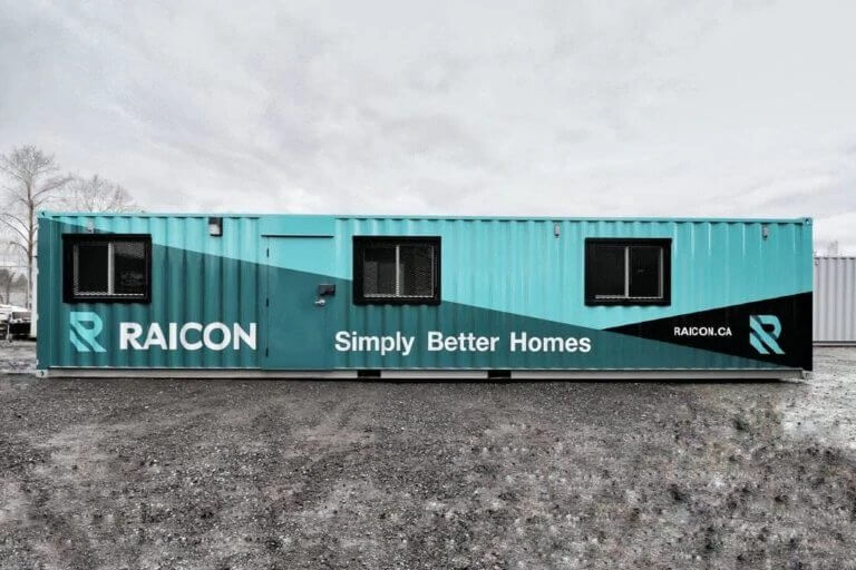 Custom branded 40′ Construction office - Tupcan Pty Ltd