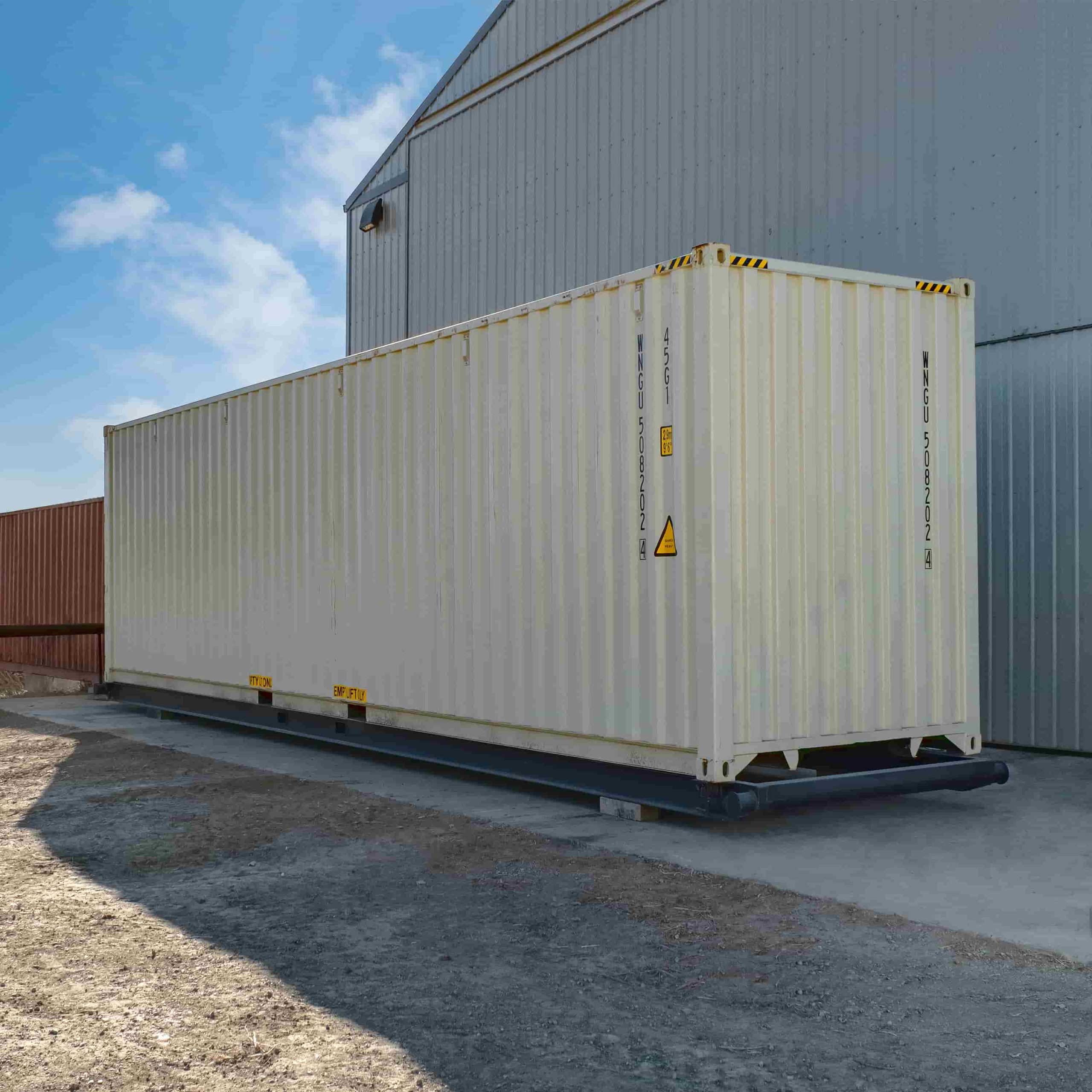 40’ Container skid w/ twist lock “Non Grated” - Tupcan Pty Ltd