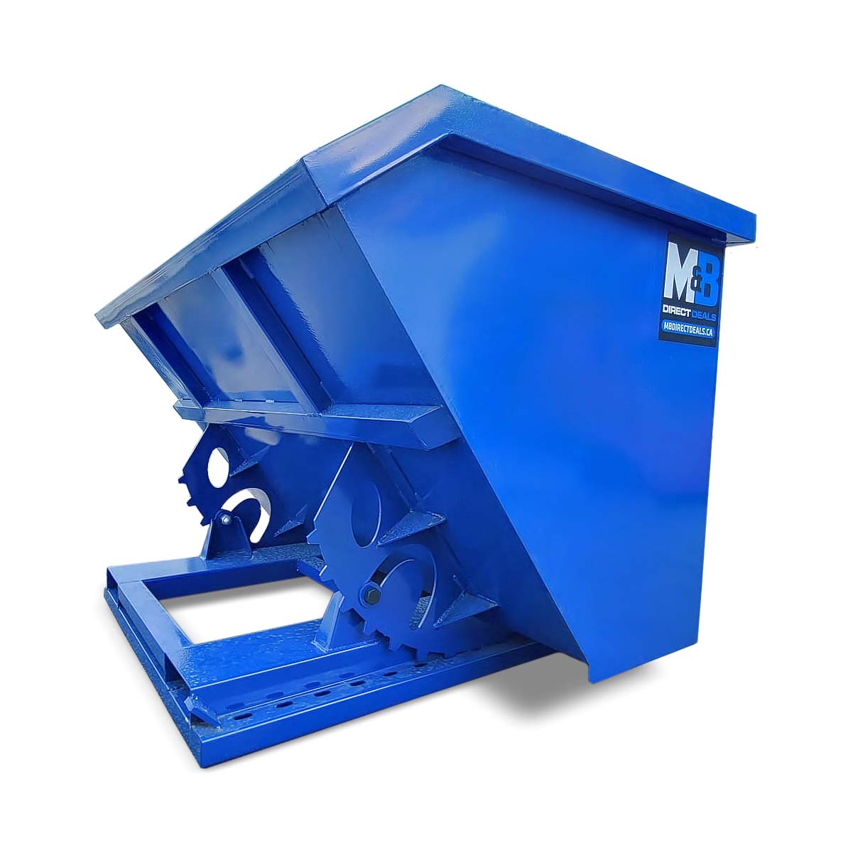 M&B | 1.5CY Forklift Dumping Bin - Tupcan Pty Ltd
