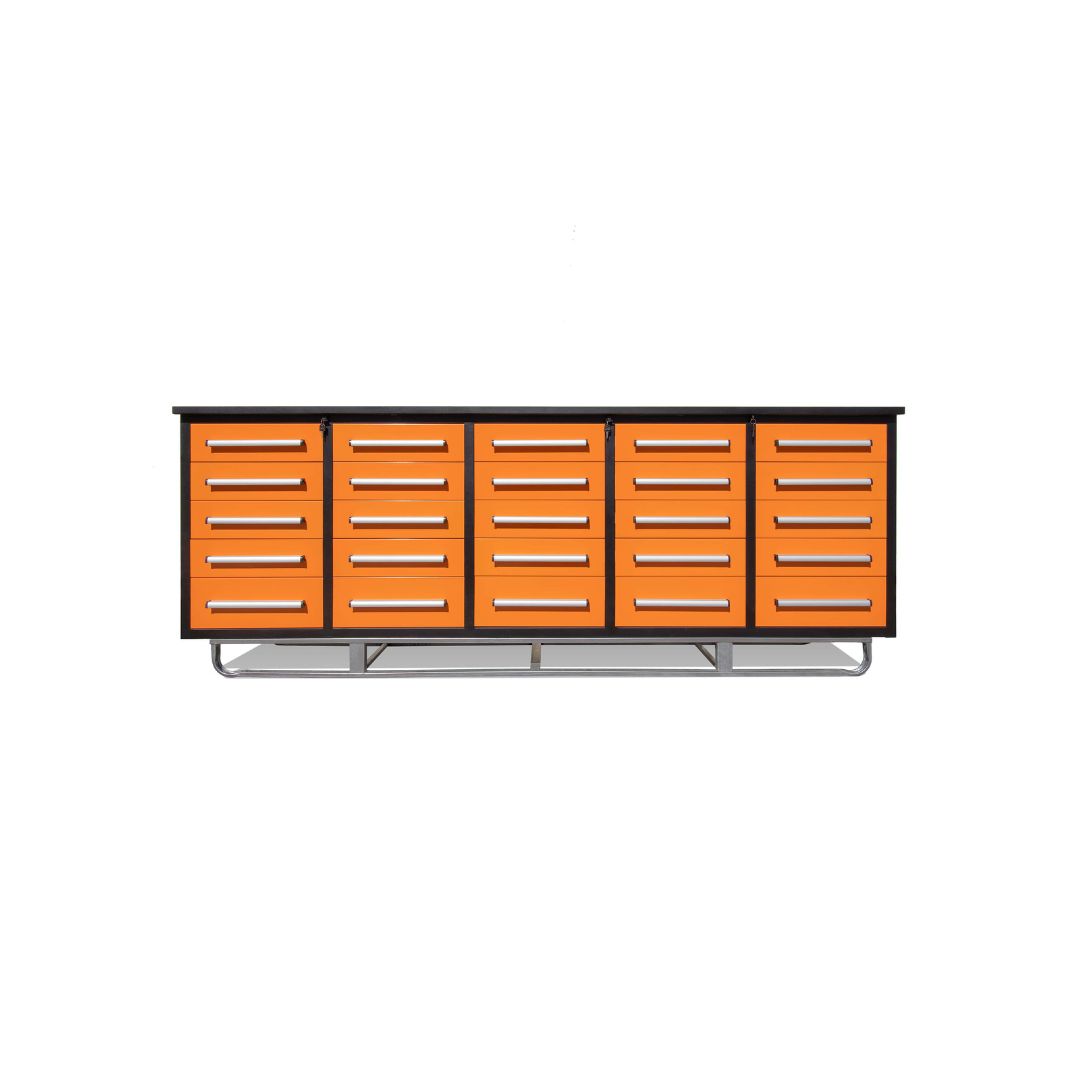 M&B | 10’ Workbench Cabinet with 25 Drawers - Tupcan Pty Ltd