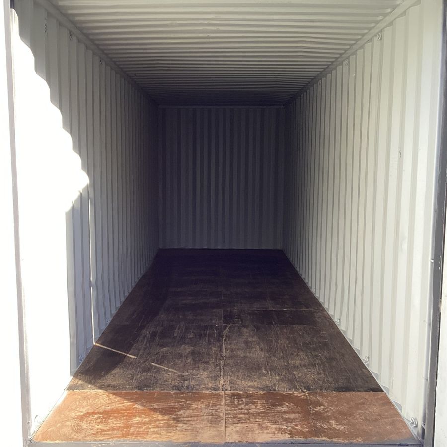25’HC Used Shipping Container (Painted Slate Grey) - Tupcan Pty Ltd
