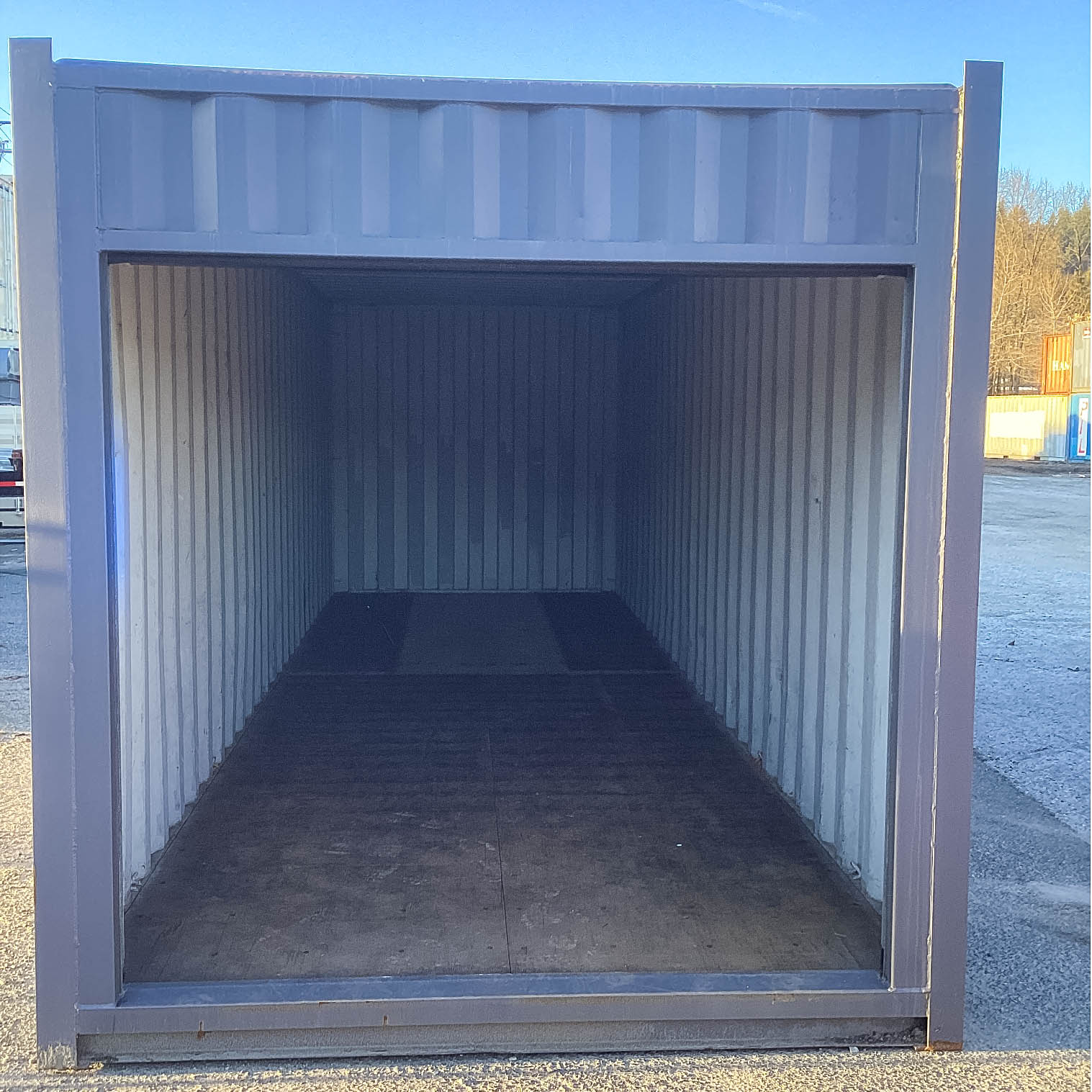 26′ Cut-Down Shipping Container w/Roll-Up Door - Tupcan Pty Ltd